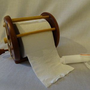 fisherman's toilet paper dispenser